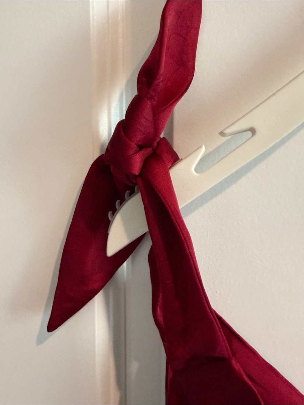 LOFT Sleeveless Cowl Neck Midi Dress in Deep Wine - Picture 5 of 6